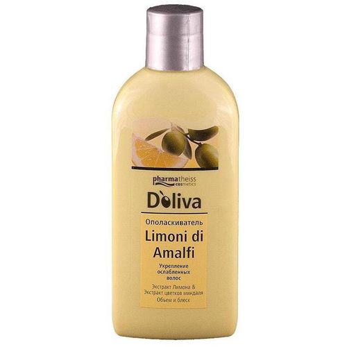 DOLIVA LIMONI DI AMALFI ЛИМОН/МИНДАЛЬ БАЛЬЗАМ-ОПОЛАСК Д/УКРЕПЛ ОСЛАБЛ ВОЛОС КОСМЕТИЧЕСКИЙ БАЛЬЗАМ 200 МЛ №1