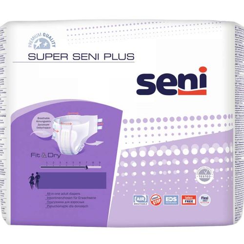 SUPER SENI PLUS ПОДГУЗНИКИ ДЛЯ ВЗРОСЛЫХ SMALL ПОДГУЗНИКИ УРОЛОГИЧЕСКИЕ   №30