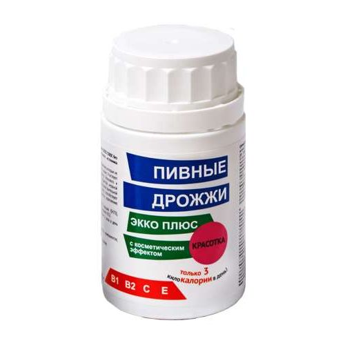 ДРОЖЖИ ПИВНЫЕ ЭККО ПЛЮС КРАСОТКА С КОСМЕТИЧ ЭФФ ТАБЛЕТКИ 450 МГ   №150