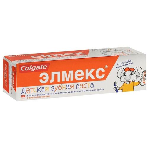 ЭЛМЕКС ЗУБН ПАСТА ДЕТСКАЯ Д/ДЕТ ДО 6 ЛЕТ ЗУБНАЯ ПАСТА ДЕТСКАЯ 50 МЛ №1