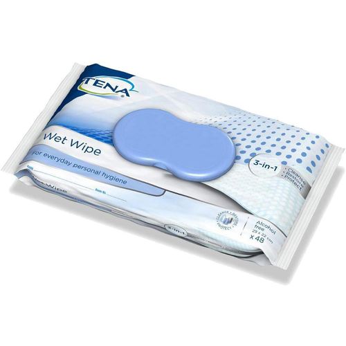 TENA WET WIPE PROSKIN ВЛАЖНЫЕ ПОЛОТЕНЦА (САЛФЕТКИ) САЛФЕТКИ ВЛАЖНЫЕ КОСМЕТИЧЕСКИЕ   №48