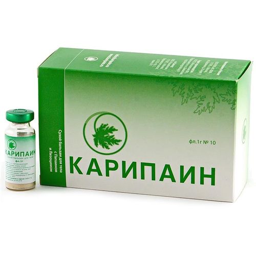 КАРИПАИН СУХОЙ БАЛЬЗАМ Д/ТЕЛА ЛИОФИЛИЗАТ ДЛЯ ПРИГОТОВЛЕНИЯ РАСТВОРА ДЛЯ НАРУЖНОГО ПРИМЕНЕНИЯ 1 Г №10