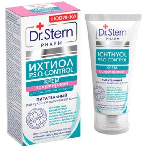 DR.STERN ICHTHYOL P.S.O. КРЕМ ПИТАТ Д/СУХ/РАЗДРАЖ КОЖИ РУК/ЛОКТЕЙ/КОЛЕНЕЙ (ПОЛУЖИРНЫЙ) КОСМЕТИЧЕСКИЙ КРЕМ 50 МЛ №1