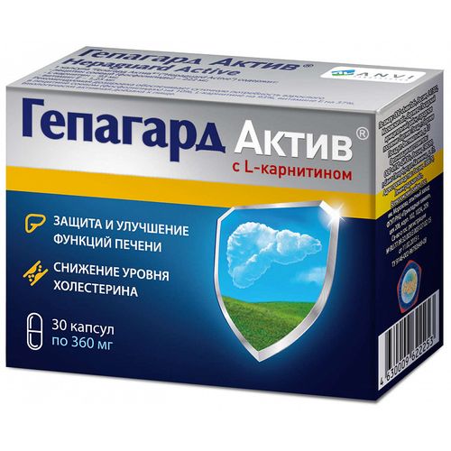 ГЕПАГАРД АКТИВ КАПСУЛЫ 360 МГ №30