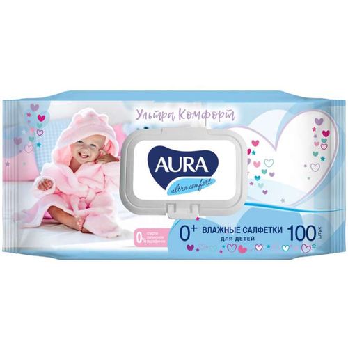 АУРА САЛФЕТКИ ВЛАЖ ДЕТ ULTRA COMFORT САЛФЕТКИ ВЛАЖНЫЕ ДЕТСКИЕ   №100
