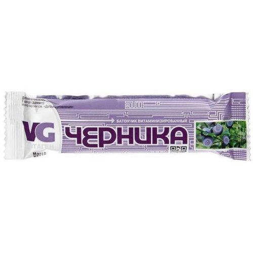 ВИТАГЕН-ЧЕРНИКА НА ФРУКТОЗЕ БАТОНЧИК  40 Г №1
