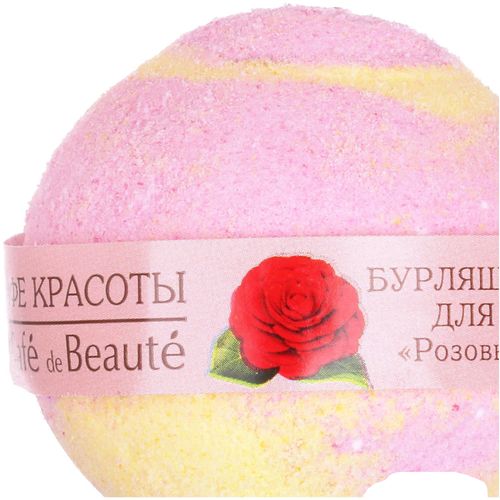 КАФЕ КРАСОТЫ ШАР Д/ВАННЫ БУРЛЯЩИЙ РОЗОВЫЙ СОРБЕТ КОСМЕТИЧЕСКИЕ СРЕДСТВА ПРОЧИЕ 120 Г №1