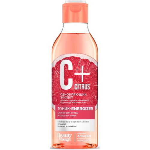 C+CITRUS ТОНИК-ENERGIZER Д/ЛИЦА СИЯНИЕ КОЖИ КОСМЕТИЧЕСКИЙ ТОНИК 250 МЛ №1