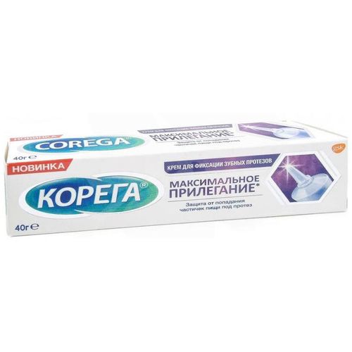 КОРЕГА PROFESSIONAL КРЕМ Д/ФИКС ЗУБН ПРОТЕЗОВ КОМПЛЕКСНАЯ ЗАЩИТА НЕЙТРАЛЬНЫЙ ВКУС КРЕМ ДЛЯ ФИКСАЦИИ ЗУБНЫХ ПРОТЕЗОВ 40 Г №1
