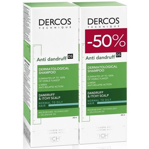 VICHY DERCOS ИНТЕНСИВНЫЙ ШАМПУНЬ-УХОД ПР/ПЕРХОТИ Д/НОРМ./ЖИРН. ВОЛОС ШАМПУНЬ  200 МЛ №2