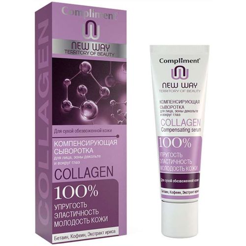 COMPLIMENT NEW WAY СЫВОР КОМПД/ЛИЦА/ЗОНЫ ДЕКОЛ И ВОКР ГЛАЗ COLLAGEN СЫВОРОТКА 35 МЛ №1