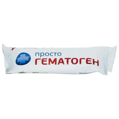 ПРОСТО ГЕМАТОГЕН ПЛИТКА  25 Г №1