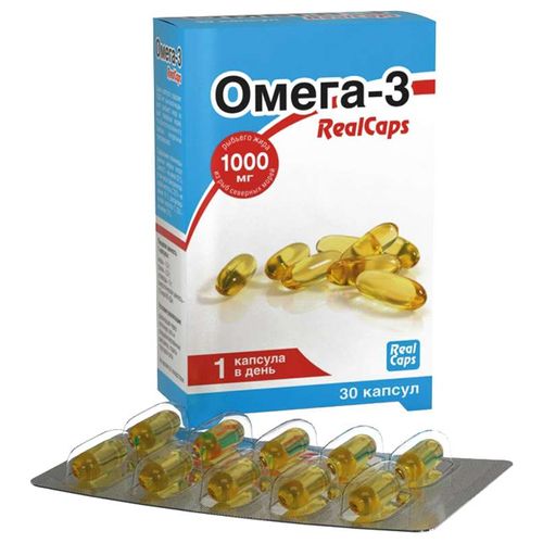 ОМЕГА 3 REALCAPS КАПСУЛЫ 1000 МГ 1400 МГ №30