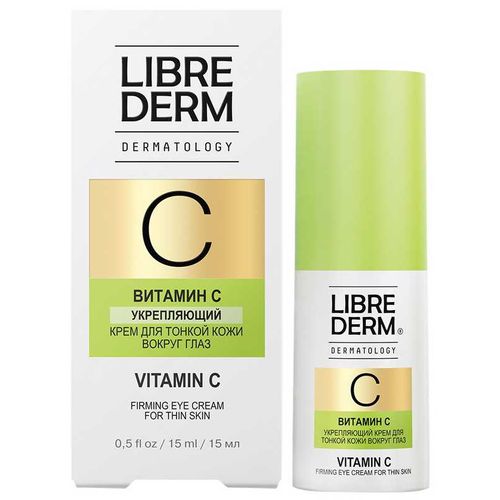 LIBREDERM DERMATOLOGY ВИТАМИН C КРЕМ Д/ТОНКОЙ КОЖИ ВОКРУГ ГЛАЗ УКРЕПЛЯЮЩ КОСМЕТИЧЕСКИЙ КРЕМ  15 МЛ №1