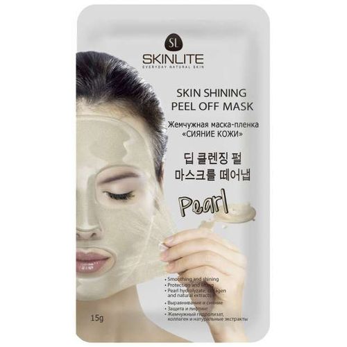 SKINLITE МАСКА-ПЛЕНКА ЖЕМЧУЖНАЯ СИЯНИЕ КОЖИ SL-296 КОСМЕТИЧЕСКАЯ МАСКА 15 Г №1