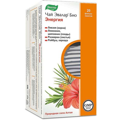 ЭВАЛАР БИО ЭНЕРГИЯ ЧАЙ  1,5 Г №20