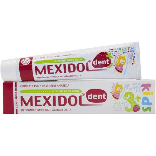 MEXIDOL DENT KIDS 3+ ЗУБНАЯ ПАСТА ДЕТСКАЯ 45 Г №1