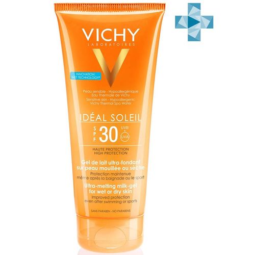 VICHY CAPITAL IDEAL SOLEIL ЭМУЛЬСИЯ ТАЮЩАЯ НА ВЛАЖНУЮ КОЖУ SPF30 КОСМЕТИЧЕСКАЯ ЭМУЛЬСИЯ 200 МЛ №1