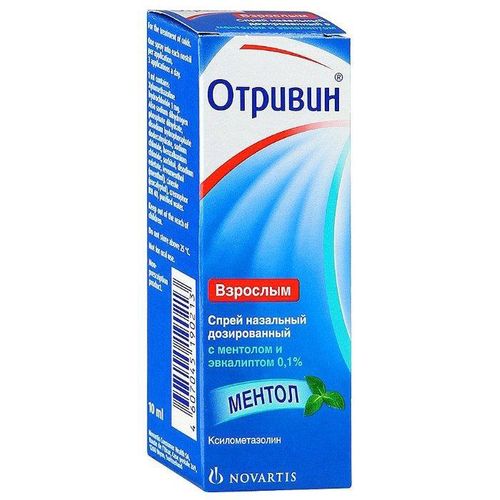 ОТРИВИН СПРЕЙ НАЗАЛЬНЫЙ ДОЗИРОВАННЫЙ [С МЕНТОЛОМ И ЭВКАЛИПТОМ] 1 МГ/МЛ 10 МЛ №1