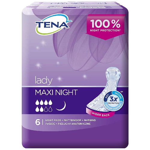 TENA LADY MAXI NIGHT ПРОКЛАДКИ УРОЛОГИЧ №6