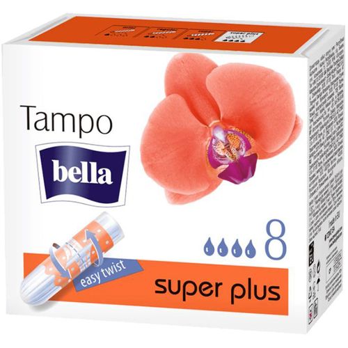 BELLA ТАМПОНЫ SUPER PLUS С/АППЛИКАТ ТАМПОНЫ ЖЕНСКИЕ ГИГИЕНИЧЕСКИЕ №8