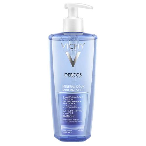 VICHY DERCOS MINERAL SOFT ШАМПУНЬ УРЕПЛЯЮЩИЙ МЯГКИЙ ШАМПУНЬ  400 МЛ №1