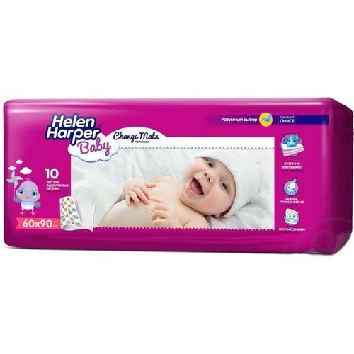 HELEN HARPER BABY ПЕЛЕНКИ ДЕТСКИЕ ВПИТЫВАЮЩИЕ 60Х90 СМ ПЕЛЕНКИ ВПИТЫВАЮЩИЕ ДЕТСКИЕ №10