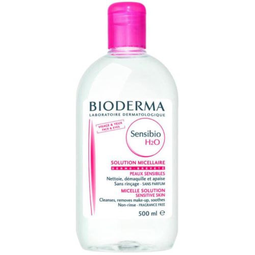 BIODERMA SENSIBIO H2O МИЦЕЛЛЯРНЫЙ РАСТВОР ОЧИЩАЮЩ С ПОМПОЙ ВОДА МИЦЕЛЛЯРНАЯ  500 МЛ №1