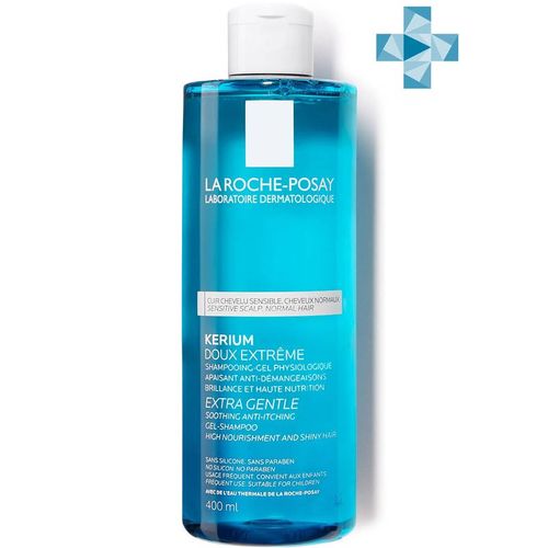 LA ROCHE-POSAY KERIUM ШАМПУНЬ-ГЕЛЬ МЯГКИЙ ФИЗИОЛОГИЧ ШАМПУНЬ  400 МЛ №1