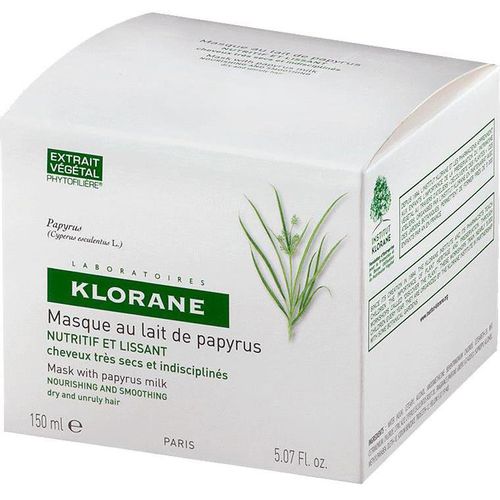 Klorane маска д/волос с молочком папируса