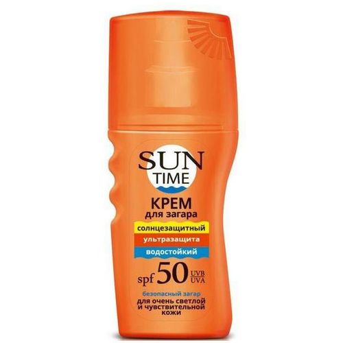 SUN TIME КРЕМ Д/ЗАГАРА УЛЬТРАЗАЩИТА SPF 50 КОСМЕТИЧЕСКИЙ КРЕМ 150 МЛ №1