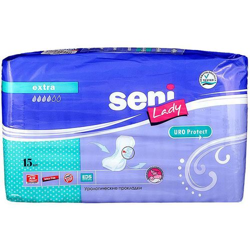 SENI LADY 4 EXTRA ПРОКЛАДКИ/ВКЛАДЫШИ УРОЛОГИЧЕСКИЕ ДЛЯ ЖЕНЩИН    №15