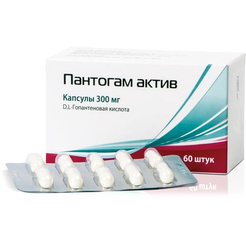 ПАНТОГАМ АКТИВ КАПСУЛЫ 300 МГ №60