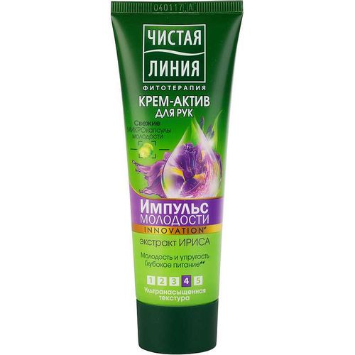 ЧИСТАЯ ЛИНИЯ КРЕМ-АКТИВ Д/РУК МОЛОДОСТЬ И УПРУГОСТЬ КРЕМ ДЛЯ РУК 75 МЛ №1