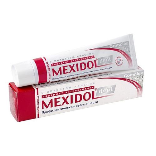 MEXIDOL DENT COMPLEX ЗУБНАЯ ПАСТА ЗУБНАЯ ПАСТА КОМПЛЕКСНАЯ 65 Г №1
