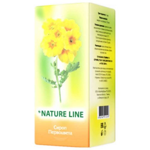 NATURE LINE/НАТУР ЛАЙН ПЕРВОЦВЕТА СИРОП 150 МЛ №1