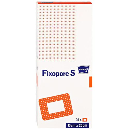 MATOPAT FIXOPORE S ПОВЯЗКА ПОСЛЕОПЕРАЦИОННАЯ НЕТКАНАЯ 10 СМ X 25 СМ ПОВЯЗКИ ПЛАСТЫРНОГО ТИПА   №25