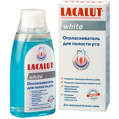 LACALUT ОПОЛАСКИВАТЕЛЬ Д/РТА УАЙТ ОПОЛАСКИВАТЕЛЬ ДЛЯ ПОЛОСТИ РТА 300 МЛ №1