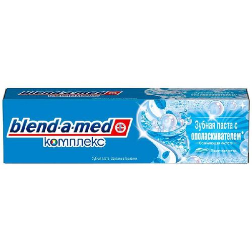 BLEND-A-MED КОМПЛЕКС З/ПАСТА ОТБЕЛИВАНИЕ/ПРИРОДНАЯ СВЕЖЕСТЬ МЯТА/ЭВКАЛИПТ ЗУБНАЯ ПАСТА КОМПЛЕКСНАЯ 100 МЛ №1