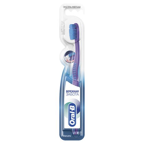 ORAL-B З/ЩЕТКА БЕРЕЖНАЯ ЗАБОТА 30 ЭКСТРА МЯГКАЯ ЗУБНАЯ ЩЕТКА   №1