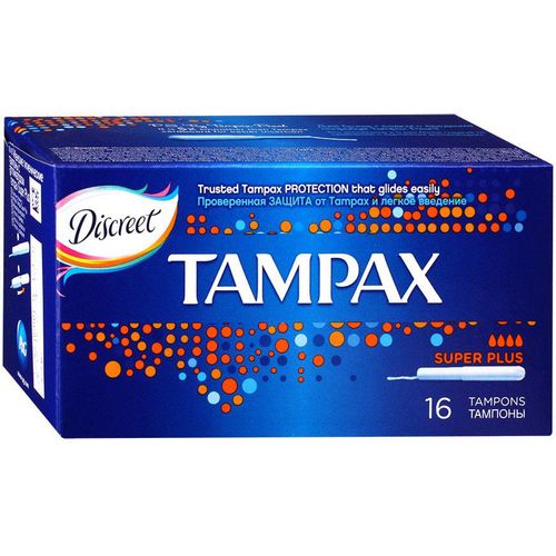 TAMPAX ТАМПОНЫ SUPER PLUS ТАМПОНЫ SUPER PLUS №16