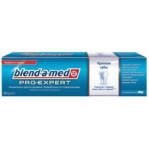 BLEND-A-MED PRO-EXPERT З/ПАСТА КРЕПКИЕ ЗУБЫ ТОНИЗИРУЮЩАЯ МЯТА ЗУБНАЯ ПАСТА РЕМИНЕРАЛИЗУЮЩАЯ 100 МЛ №1