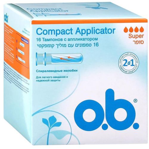 O.B. COMPACT SUPER ТАМПОНЫ ТАМПОНЫ SUPER №16