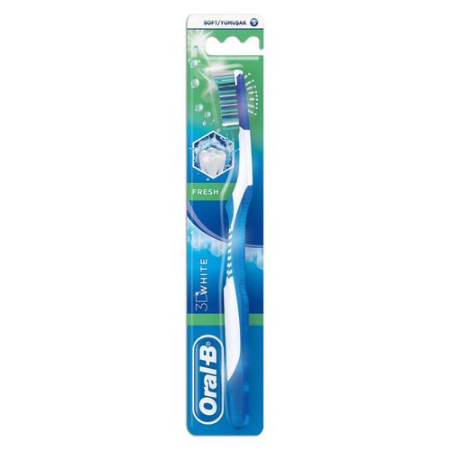 ORAL-B З/ЩЕТКА 3D WHITE СВЕЖЕСТЬ 40 СРЕДНЯЯ ЗУБНАЯ ЩЕТКА   №1