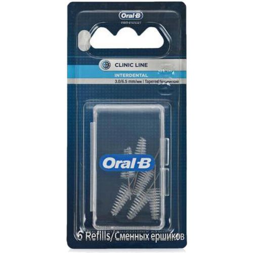 ORAL-B ЕРШИКИ PRO-EXPERT CLINIC LINE СМЕННЫЕ КОНИЧЕСКИЕ ЕРШИКИ МЕЖЗУБНЫЕ   №6