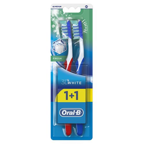 ORAL-B З/ЩЕТКА 3D WHITE СВЕЖЕСТЬ 40 СРЕДНЯЯ ЗУБНАЯ ЩЕТКА   №2