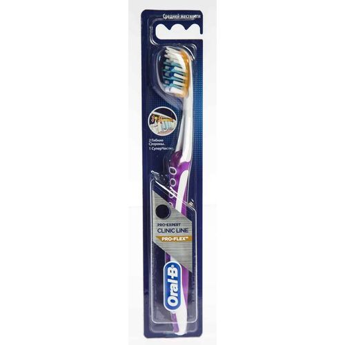 ORAL-B З/ЩЕТКА PRO-EXPERT CLINIC LINE PRO-FLEX 38 СРЕДНЯЯ ЗУБНАЯ ЩЕТКА   №1