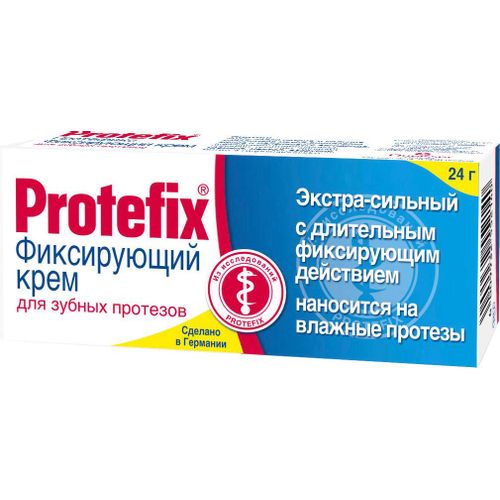 ПРОТЕФИКС КРЕМ ФИКСИРУЮЩИЙ ЭКСТРА-СИЛЬНЫЙ 24 Г КРЕМ ДЛЯ ФИКСАЦИИ ЗУБНЫХ ПРОТЕЗОВ 20 МЛ №1