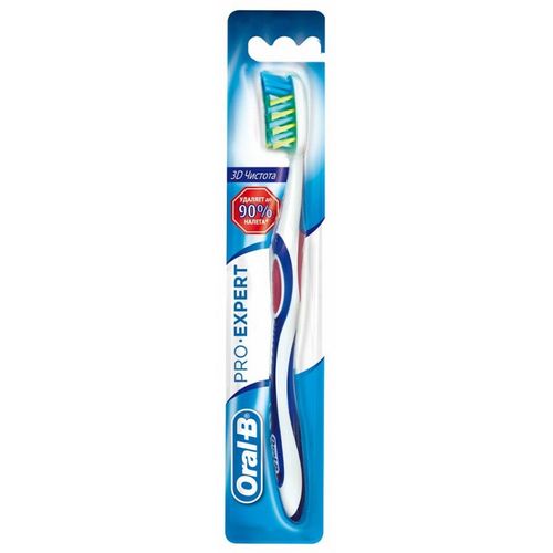 ORAL-B З/ЩЕТКА PRO-EXPERT 3D ЧИСТОТА 40 СРЕДНЯЯ ЗУБНАЯ ЩЕТКА   №1