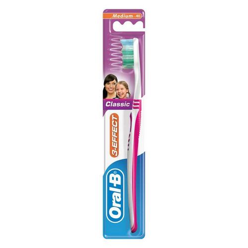 ORAL-B З/ЩЕТКА 3-EFFECT КЛАССИК 40 СРЕДНЯЯ ЗУБНАЯ ЩЕТКА   №1